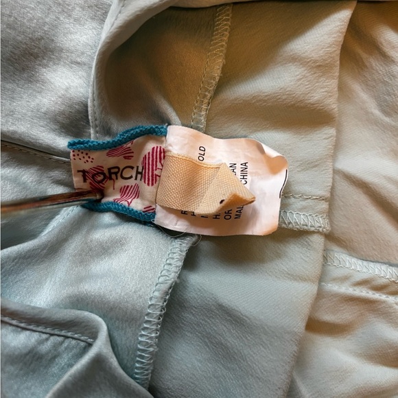 Burning Torch Silk Slip Dress | Size Petite Small - Picture 11 of 12